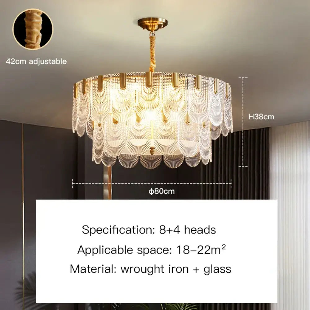 French Luxury Chandelier - Postmodern Designer Elegance for Living Rooms, Master Bedrooms, and Dining Spaces - DecorGlobe