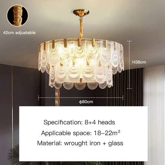 French Luxury Chandelier - Postmodern Designer Elegance for Living Rooms, Master Bedrooms, and Dining Spaces - DecorGlobe