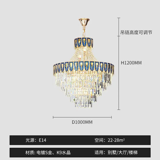 High-End Crystal Chandelier - Artistic Lighting for Living and Dining Spaces, Luxury Hotels, and Duplex Homes - DecorGlobe