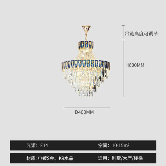 High-End Crystal Chandelier - Artistic Lighting for Living and Dining Spaces, Luxury Hotels, and Duplex Homes - DecorGlobe