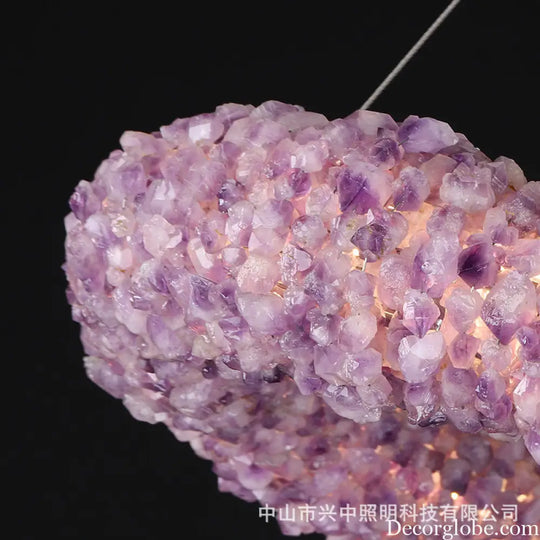 High-End Natural Crystal Chandelier for Living &amp; Bedroom