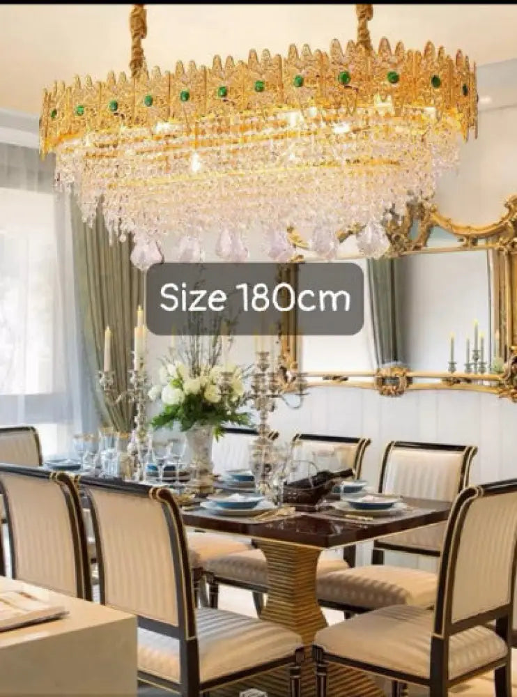 French style copper living room chandelier European style dining room bedroom candle lighting creative atmosphere Villa