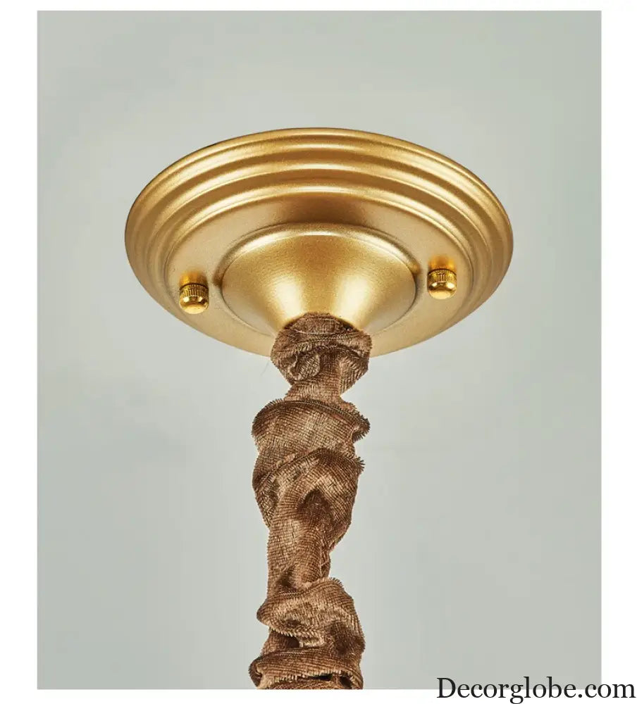 Zoe's K9 Crystal Modern Glass Chandelier - Copper Luxury Hanging Lamp - DecorGlobe