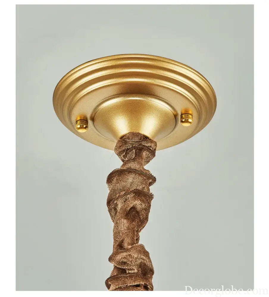 Zoe's K9 Crystal Modern Glass Chandelier - Copper Luxury Hanging Lamp - DecorGlobe