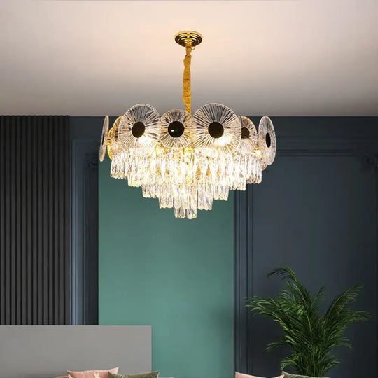Light Luxury Crystal Chandelier - Post-Modern Elegance for Creative Living, Dining, and Bedrooms - DecorGlobe