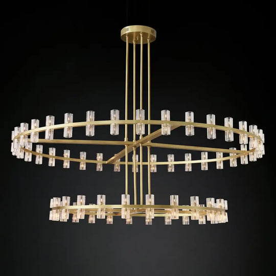 Luxurious Crystal Chandelier - Modern Elegance for Villa Duplexes, Living Rooms, and Home Decor - DecorGlobe