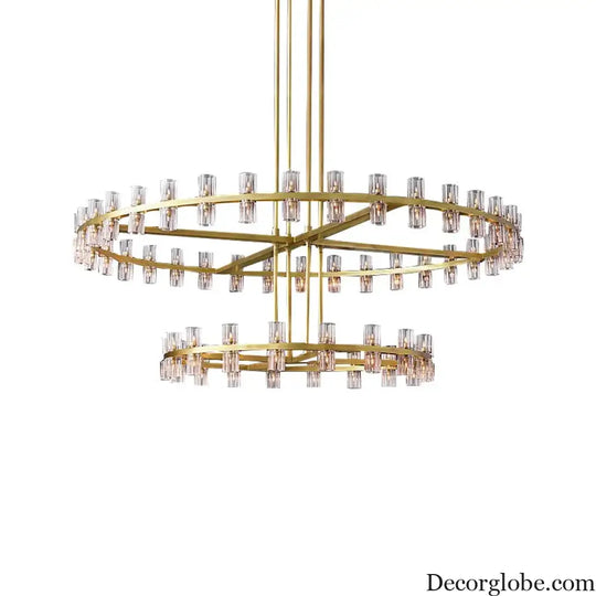 Luxurious Crystal Chandelier - Modern Elegance for Villa Duplexes, Living Rooms, and Home Decor - DecorGlobe