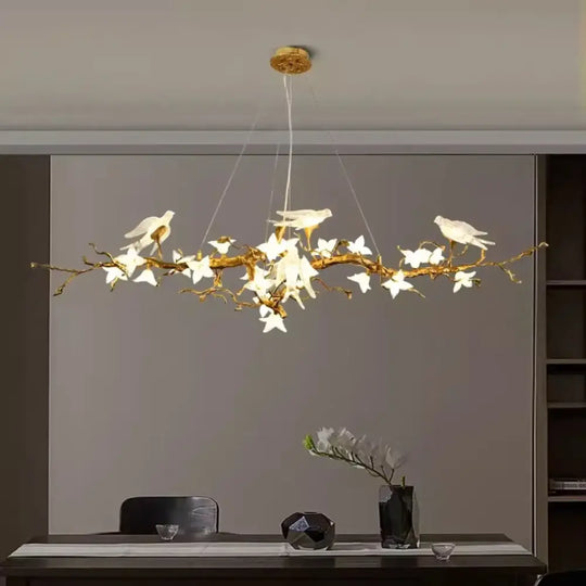Luxury Bird & Branch Crystal Ceiling Chandelier Chandelier