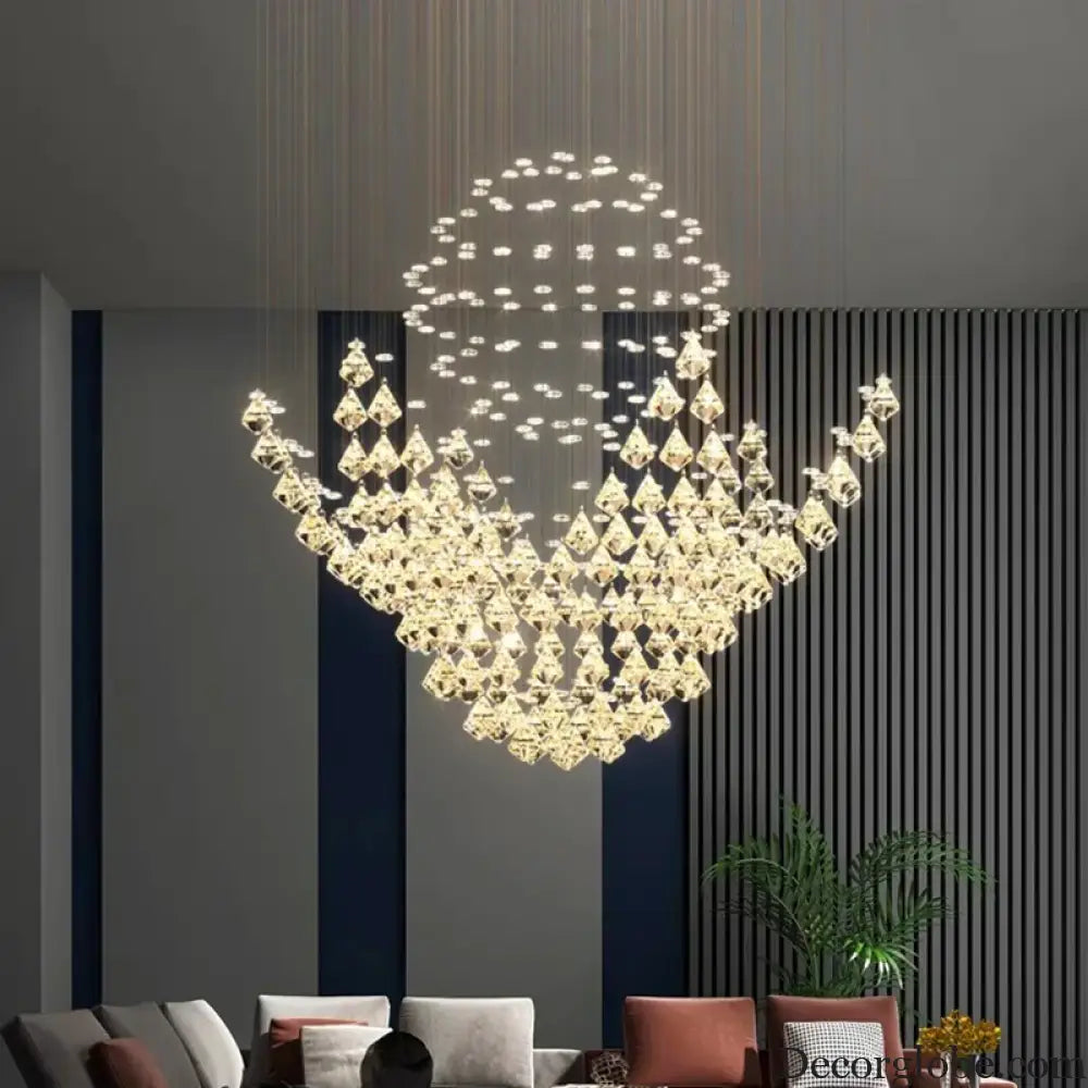 Luxury Crystal Chandelier - Elegance and Opulence for Home Decoration - DecorGlobe