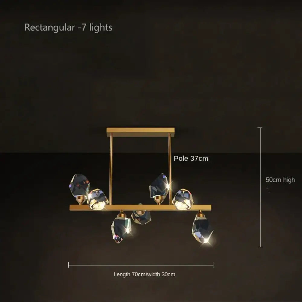 Luxury Crystal Living Room Chandelier - Modern Decor Pendant Light Fixture for Bedrooms, Dining Areas, Kitchens, and Home Decoration - DecorGlobe