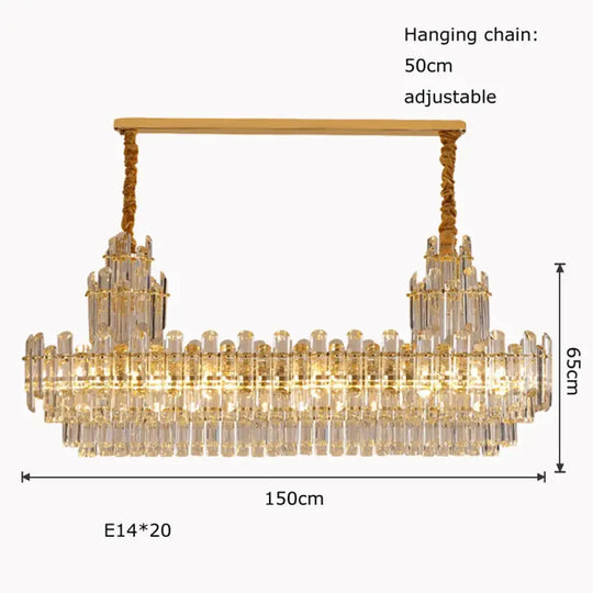 Luxury Gold LED Crystal Pendant Lights - Artistic Ceiling Decor for Maison-Inspired Living Spaces - DecorGlobe