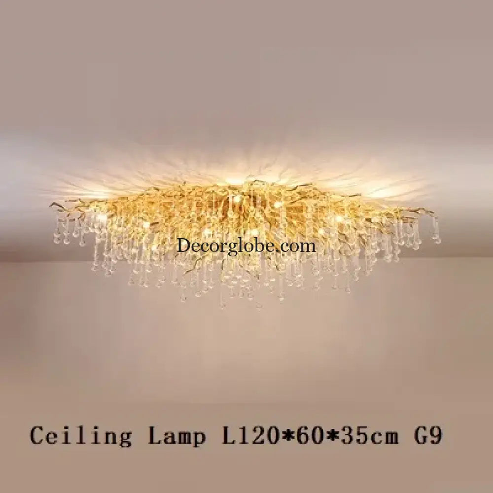 Maison - Modern Luxury Crystal  Water Drop Pendant Light, Perfect for Living Rooms, Bedrooms, Hotels, Villas, and Indoor Decor - DecorGlobe