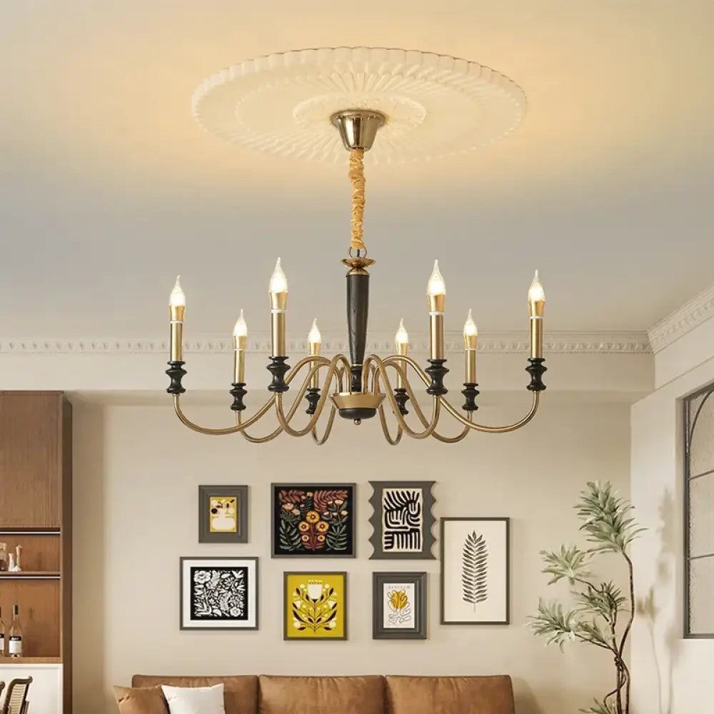 Milada Nordic Ceiling Chandelier with LED Candle Lights 8 light / warm light Chandelier