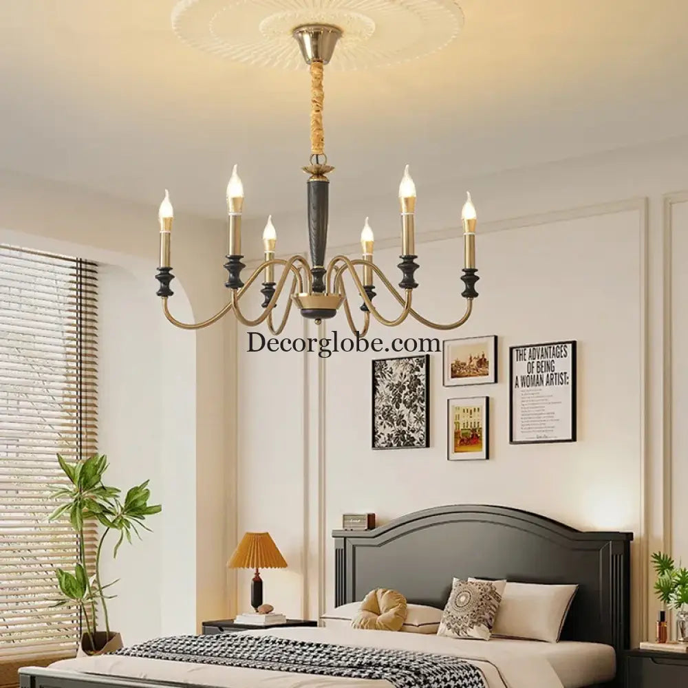 Milada Nordic Ceiling Chandelier with LED Candle Lights Chandelier