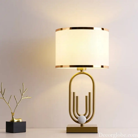 Orléans Modern Gold Geometric Table Lamp - Table Lamp