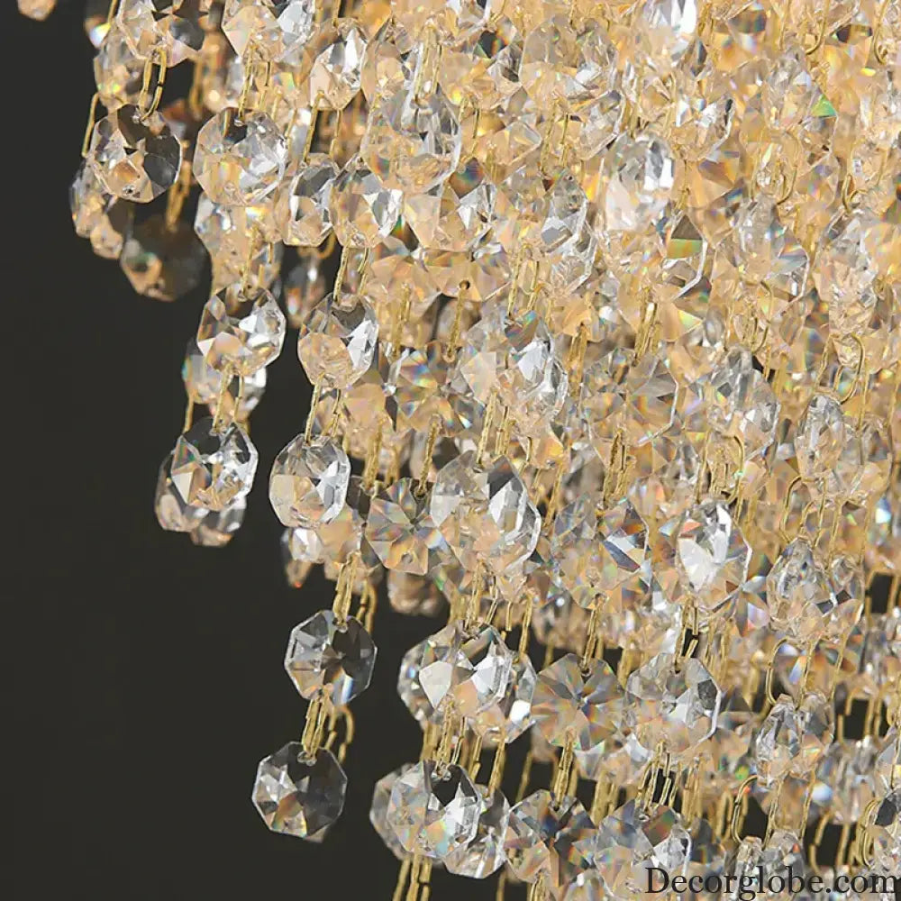 Modern Crystal Chandelier - Artful Elegance for Living and Dining Spaces - DecorGlobe