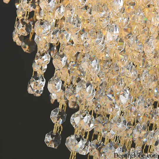Modern Crystal Chandelier - Artful Elegance for Living and Dining Spaces - DecorGlobe
