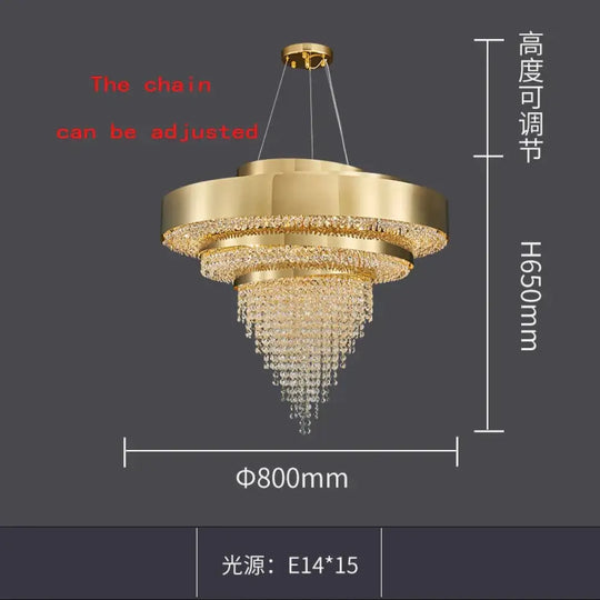 Modern Crystal Chandelier - Artful Elegance for Living and Dining Spaces - DecorGlobe