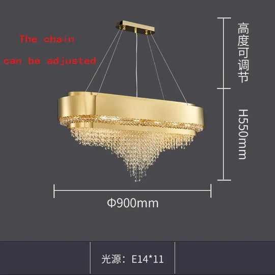 Modern Crystal Chandelier - Artful Elegance for Living and Dining Spaces - DecorGlobe