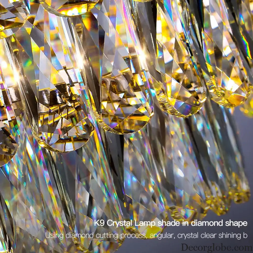 Modern Crystal Chandelier Ceiling - Novelty Trend Lighting for Hall, Living Room, and Bedroom - DecorGlobe