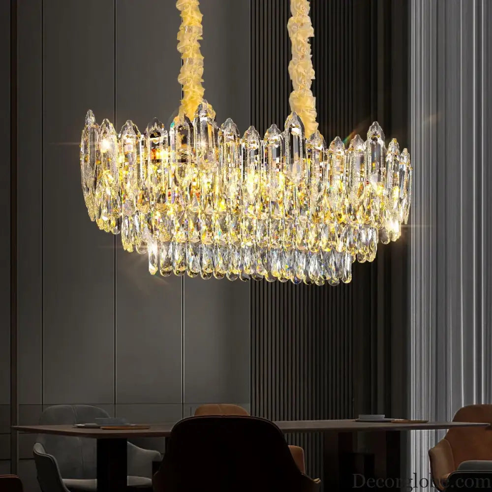 Modern Crystal Chandelier Ceiling - Novelty Trend Lighting for Hall, Living Room, and Bedroom - DecorGlobe