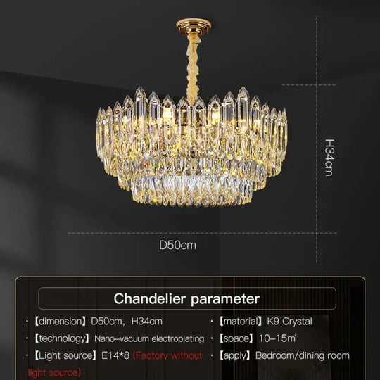 Modern Crystal Chandelier Ceiling - Novelty Trend Lighting for Hall, Living Room, and Bedroom - DecorGlobe