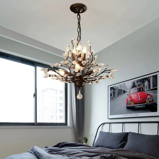 Modern Crystal Chandelier - Perfect for Living Rooms, Dining Areas, and Bedrooms - DecorGlobe