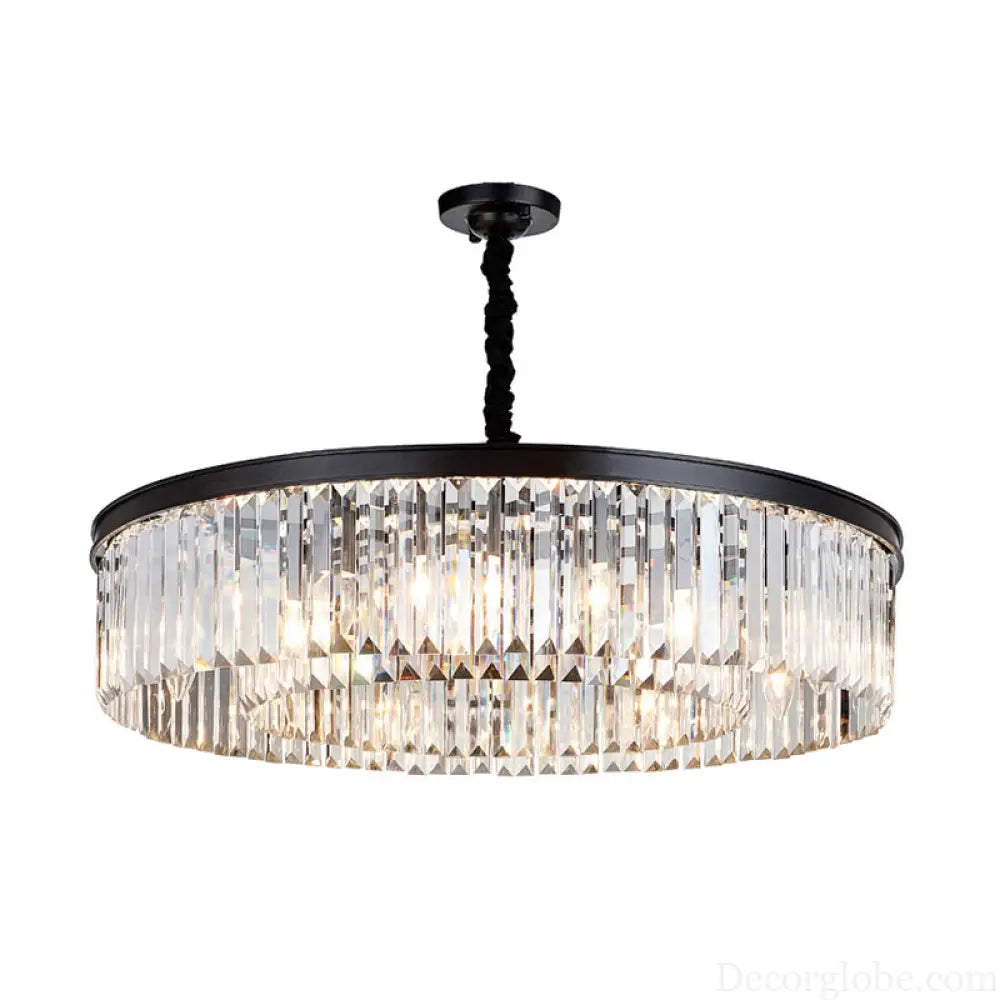 Emilia Modern Crystal Chandelier: Sparkling Elegance in Multiple Sizes (16", 23.5", 31.5") - DecorGlobe