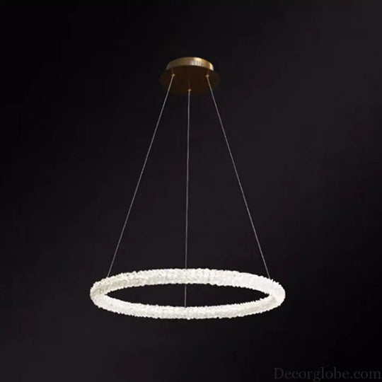 Diana - Modern Crystal Circle Chandelier (Choose Your Size & Tiers) - DecorGlobe