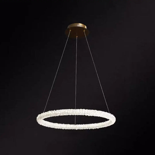 Diana - Modern Crystal Circle Chandelier (Choose Your Size & Tiers) - DecorGlobe