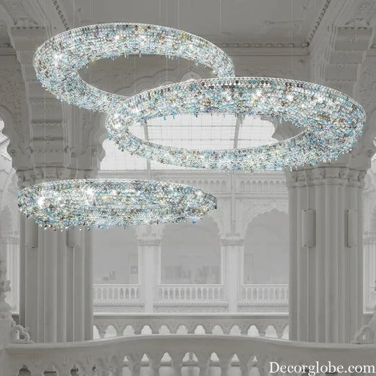 Modern LED Bird's Nest Ceiling Chandeliers - Captivating Elegance for Villas and Living Spaces - DecorGlobe