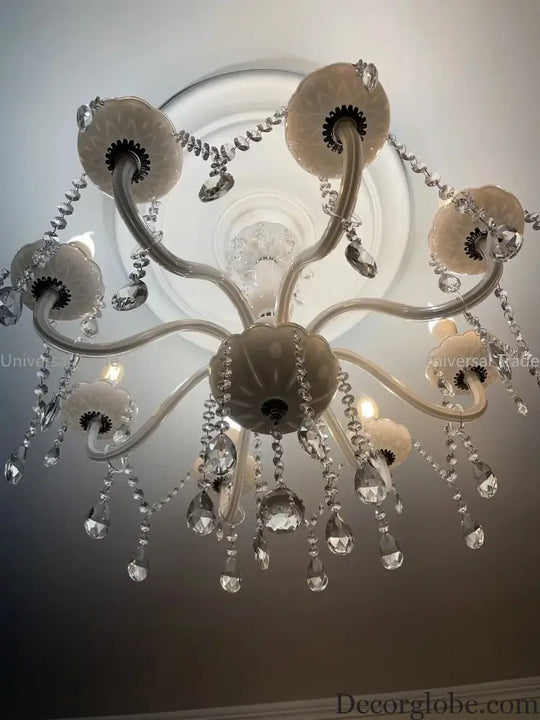 Modern LED Crystal Chandelier - Illuminate Your Home with Elegance - DecorGlobe