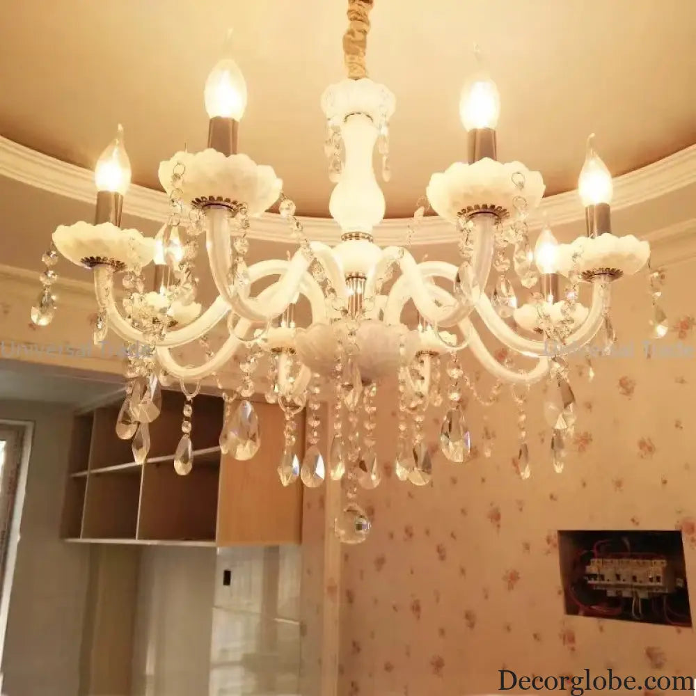 Modern LED Crystal Chandelier - Illuminate Your Home with Elegance - DecorGlobe