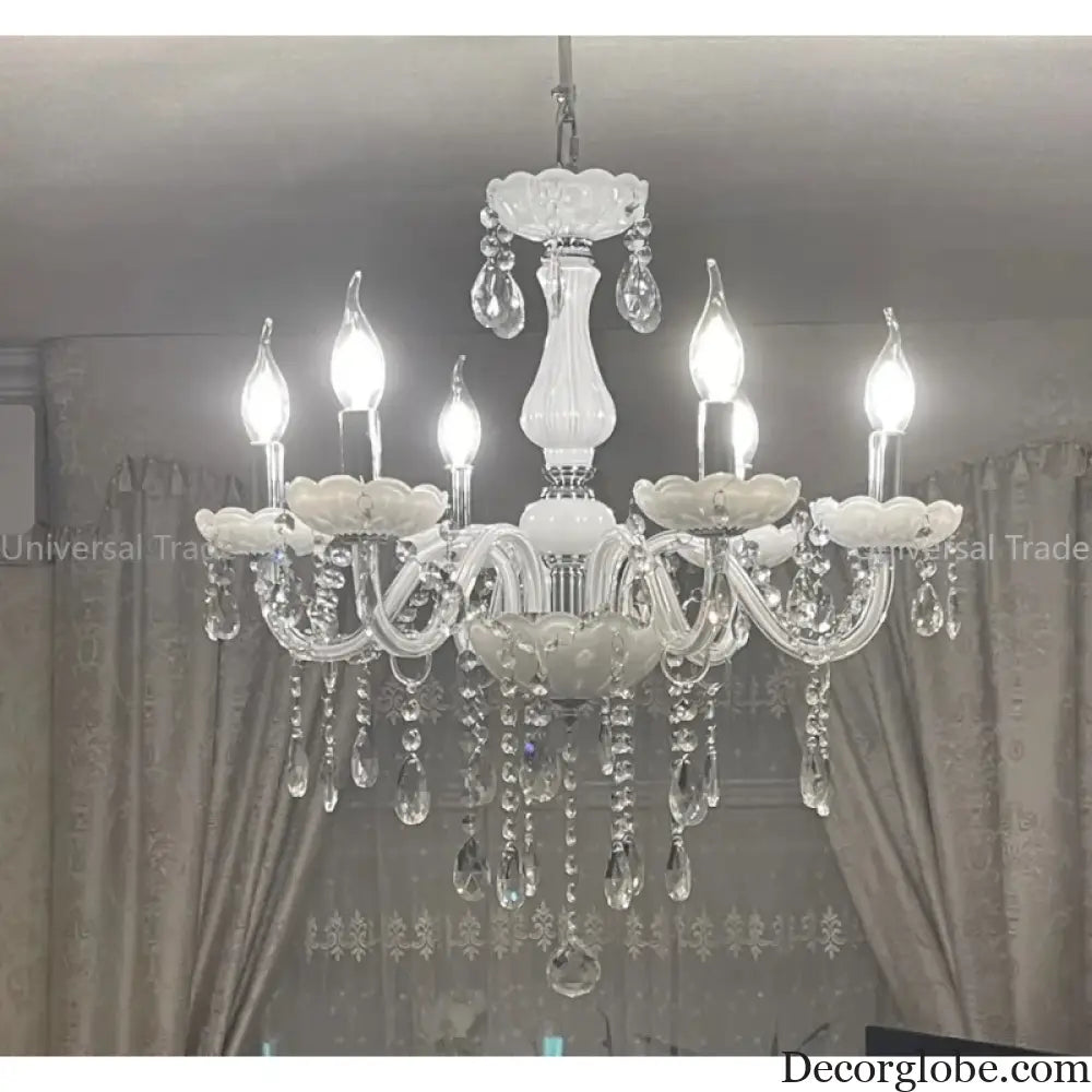 Modern LED Crystal Chandelier - Illuminate Your Home with Elegance - DecorGlobe