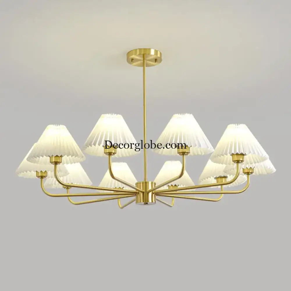 Modern LED Fabric Chandelier Light for Living and Dining Room Chandelier
