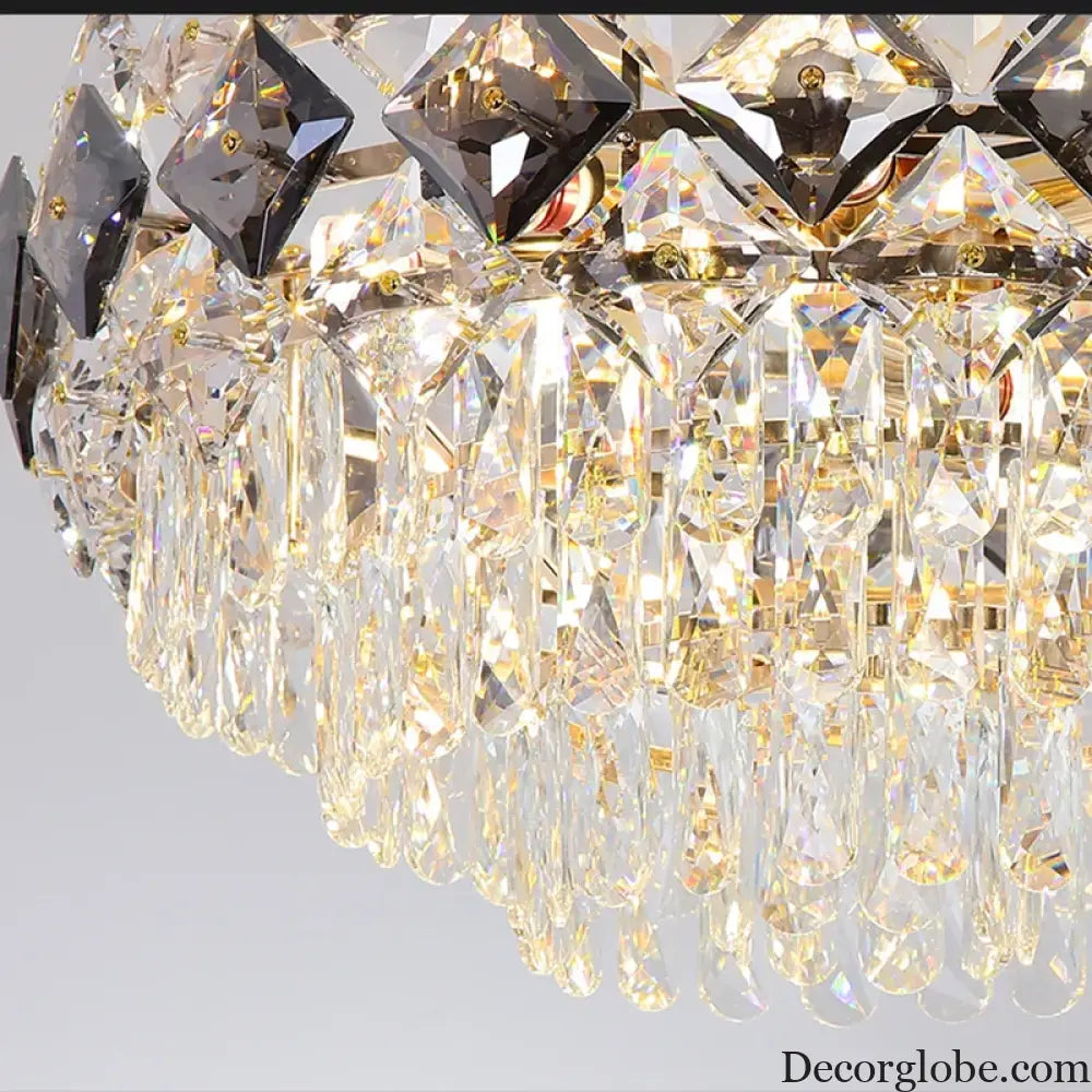 Modern Light Luxury Crystal Chandelier - A Stunning Main Lamp for Living Rooms, Dining Rooms, and Bedrooms - DecorGlobe