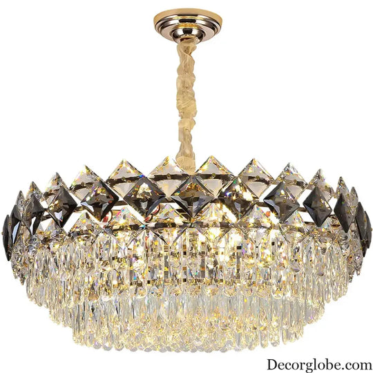 Modern Light Luxury Crystal Chandelier - A Stunning Main Lamp for Living Rooms, Dining Rooms, and Bedrooms - DecorGlobe