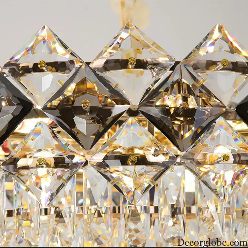 Modern Light Luxury Crystal Chandelier - A Stunning Main Lamp for Living Rooms, Dining Rooms, and Bedrooms - DecorGlobe