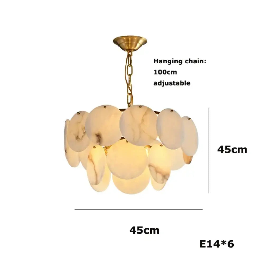 Modern Luxury LED Natural Marble Chandeliers - Illuminating Elegance for Living, Dining, and Kitchen - DecorGlobe
