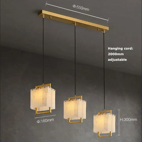 Modern Natural Marble LED Living Room Chandeliers - Elegant Lighting Fixtures for Staircases, Lofts, and Dining Rooms - DecorGlobe