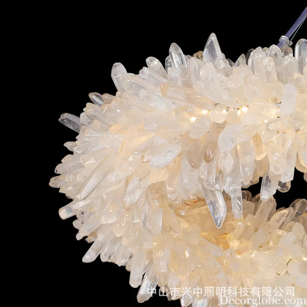 Modern Simple Crystal Chandelier – Luxury Living Room &amp; Bedroom Lighting