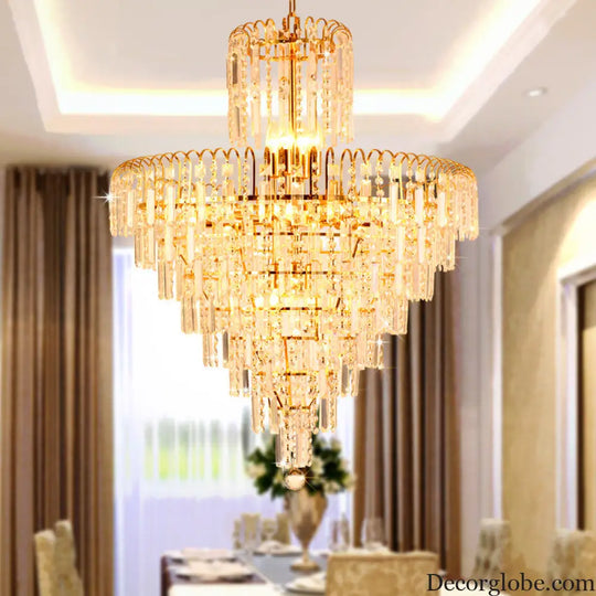 Madilyn Modern Tiered Chandelier: Add Dazzling Elegance to Your Space - DecorGlobe