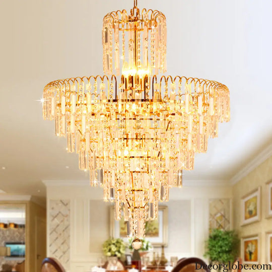 Madilyn Modern Tiered Chandelier: Add Dazzling Elegance to Your Space - DecorGlobe
