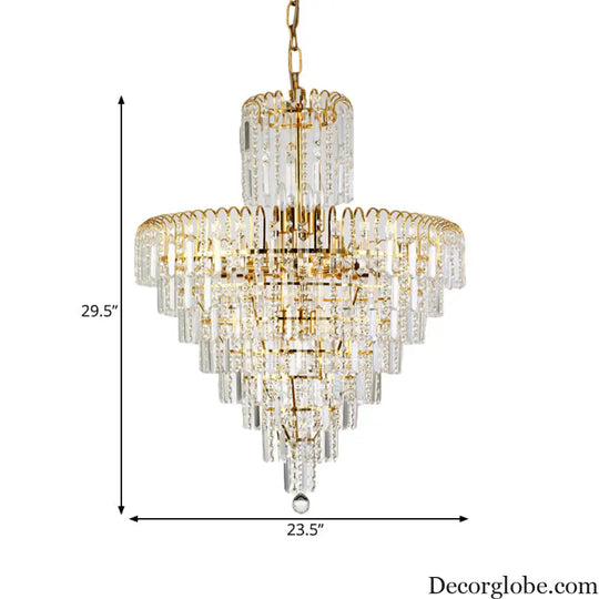 Madilyn Modern Tiered Chandelier: Add Dazzling Elegance to Your Space - DecorGlobe