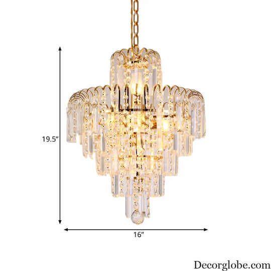Madilyn Modern Tiered Chandelier: Add Dazzling Elegance to Your Space - DecorGlobe