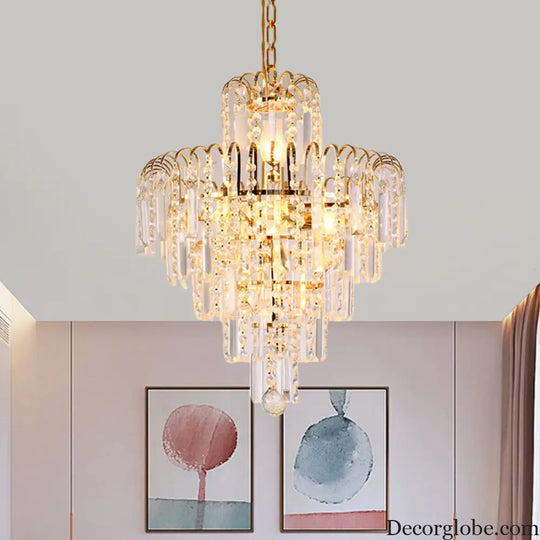 Madilyn Modern Tiered Chandelier: Add Dazzling Elegance to Your Space - DecorGlobe
