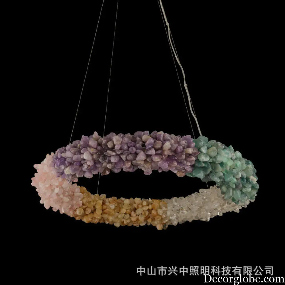 Natural Crystal Rough Stone Chandelier for Living & Dining Rooms