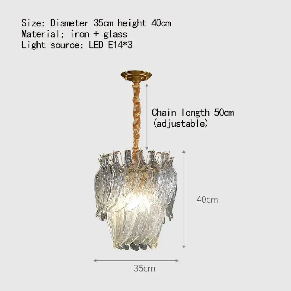New Design Modern Style Golden Chandelier - Creative Artistry in Handmade Glass for Versatile Living Spaces - DecorGlobe
