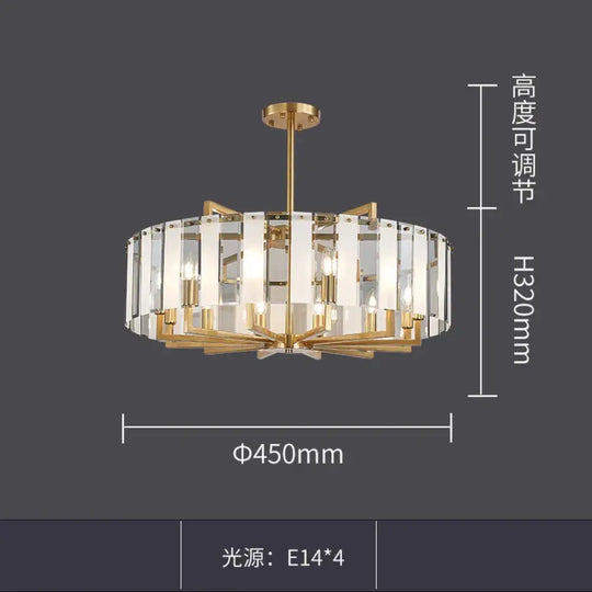 New Modern Glass Chandelier - Luxury Round Design with Creative Gold Accents for Stylish Home Illumination - DecorGlobe