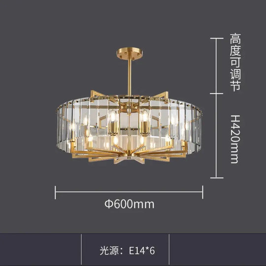 New Modern Glass Chandelier - Luxury Round Design with Creative Gold Accents for Stylish Home Illumination - DecorGlobe